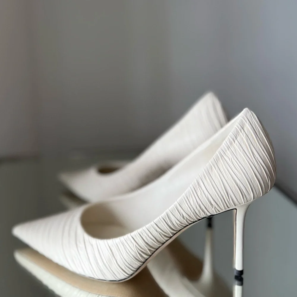 Like new JIMMY CHOO Love Ruched Pump $850 40.5
